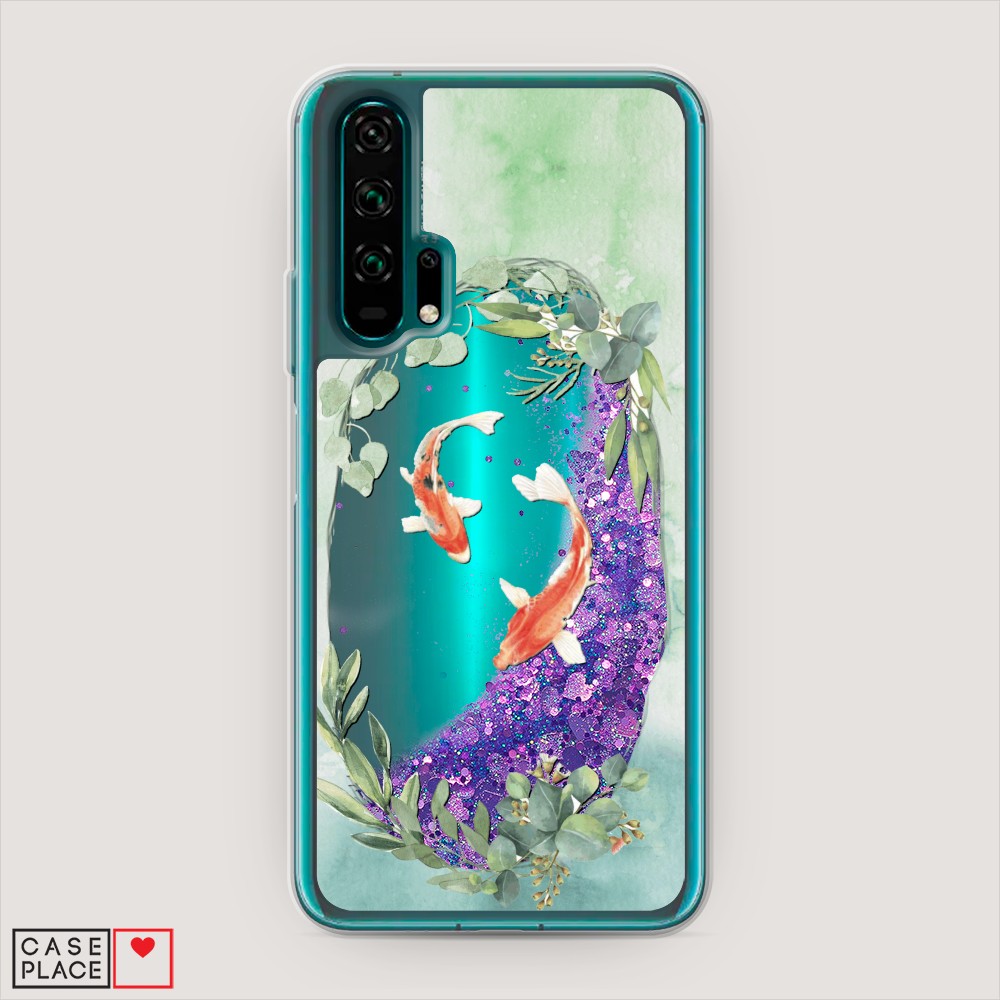 

Чехол Awog на Honor 20 Pro "Две золотые рыбки", Разноцветный, 69392-1