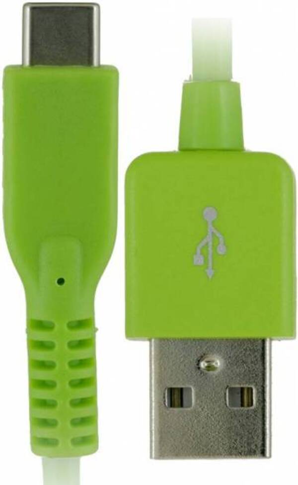 

Gerffins USB 2.0 Type-A - USB Type-C 1м (зеленый), USB 2.0 Type-A - USB Type-C 1м (зеленый)
