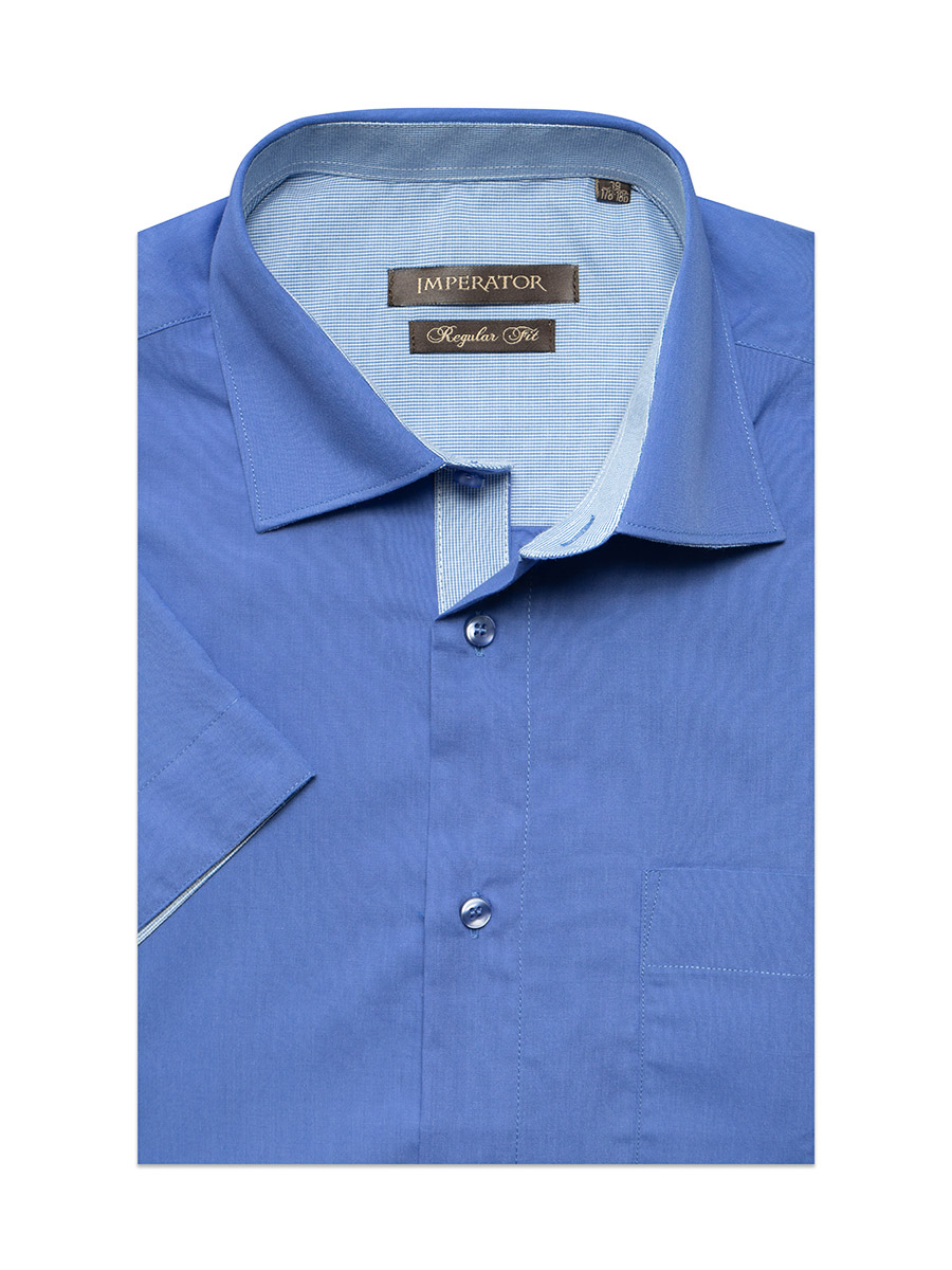 Рубашка мужская Imperator Denim 31-K синяя 41/170-178