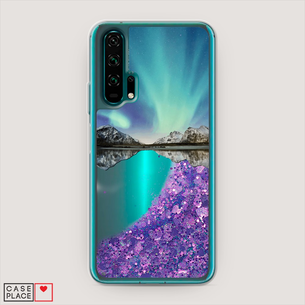 

Чехол Awog на Honor 20 Pro "Горное озеро и сияние", Разноцветный, 69392-1