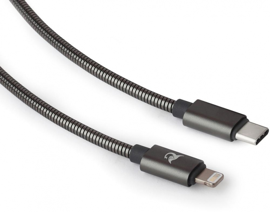 фото Elray usb type-c - apple lightning 1м (серый)