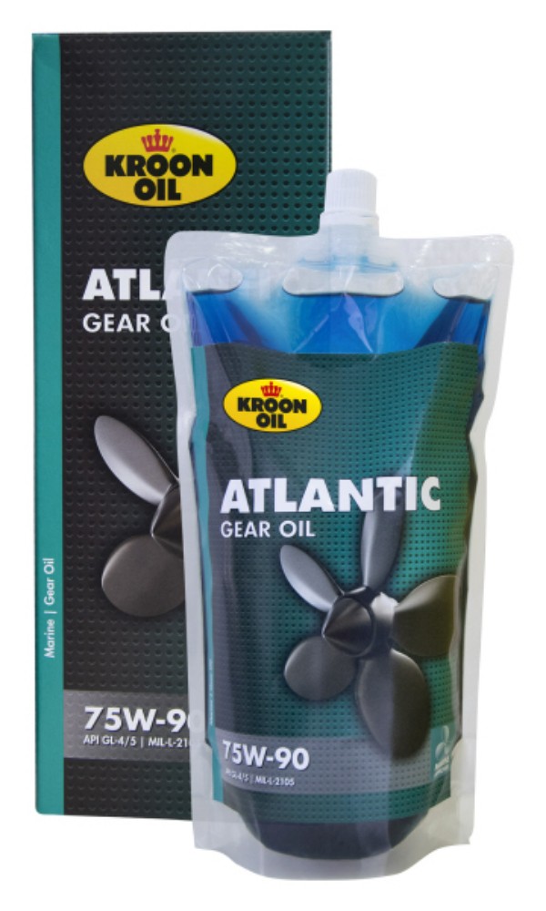 фото Масло трансмиссионное atlantic gear oil 75w-90 500ml kroon oil арт. 33523