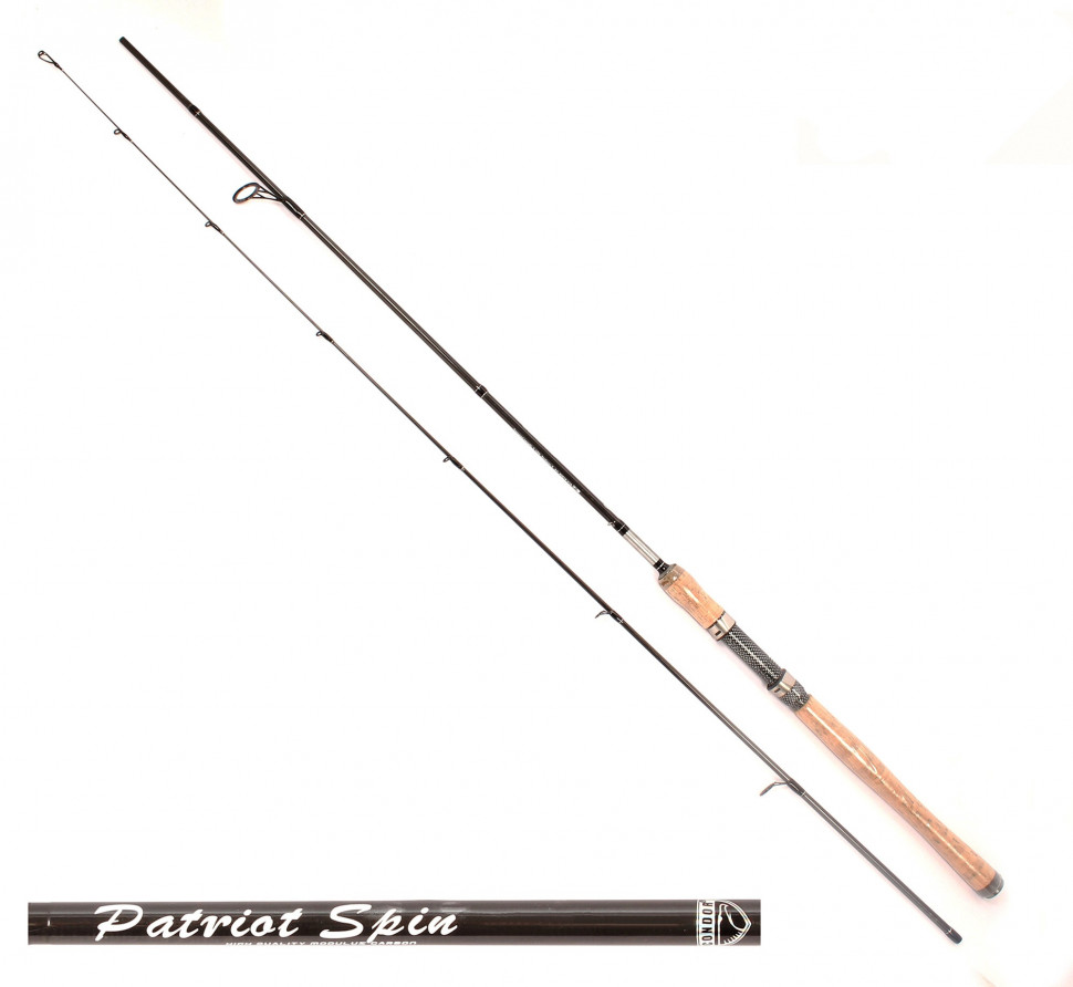 

Спиннинг Condor Patriot Spin длина 2,70 м, тест 5-20 гр IM-8, штекер, Patriot Spin