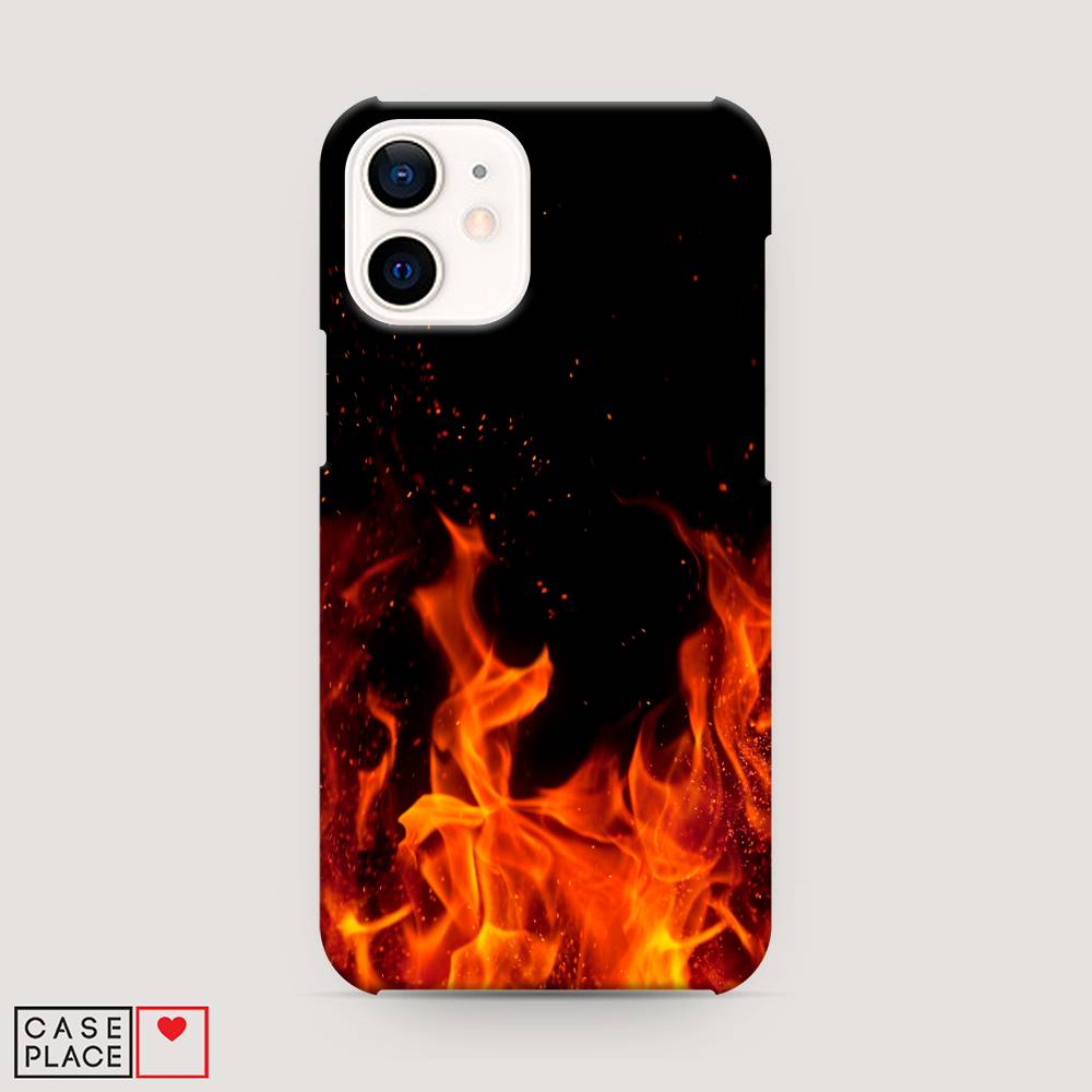

Пластиковый чехол "Все в огне" на Apple iPhone 12 mini, 12620-3