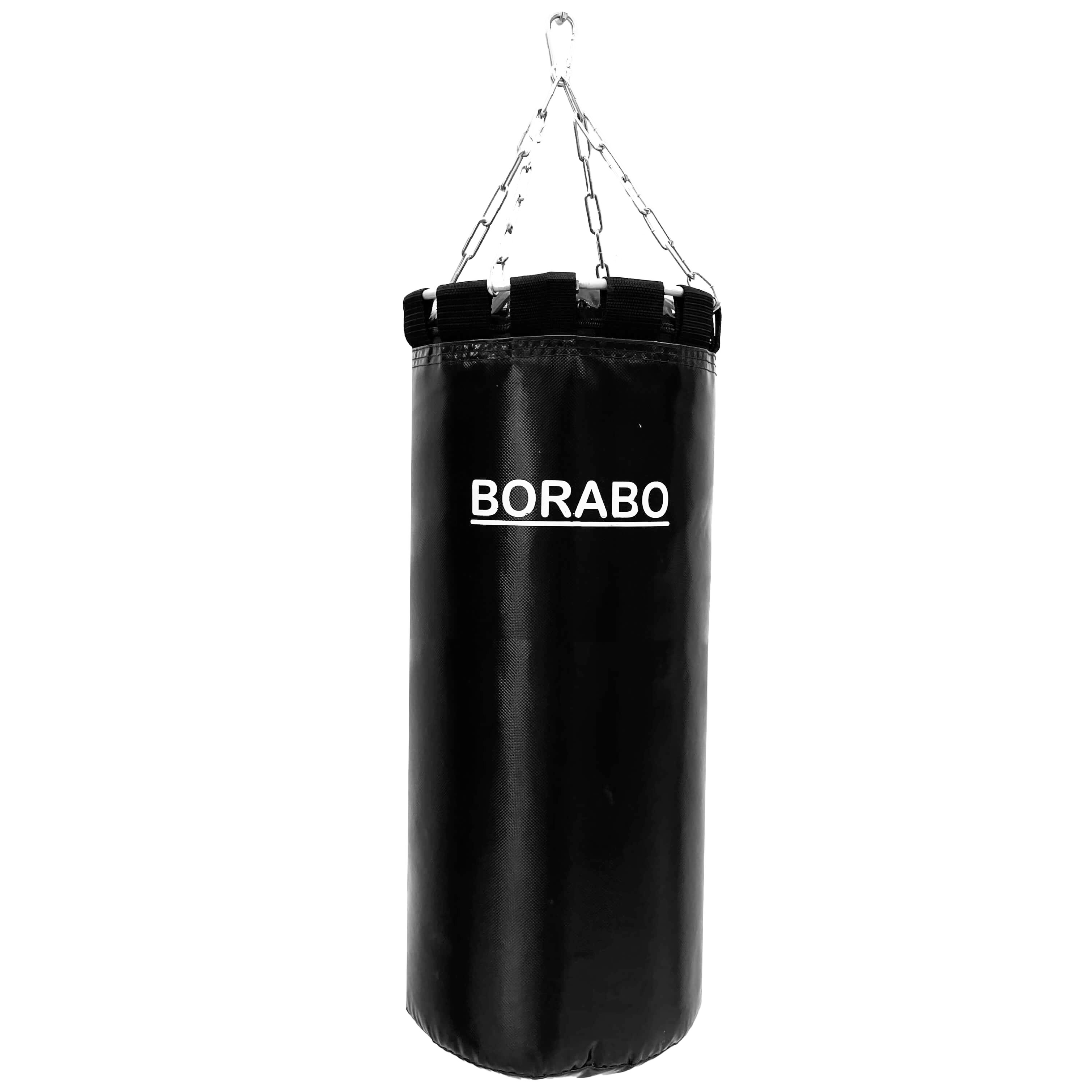 Боксерский мешок травмобезопасный Borabo 35 кг чёрный