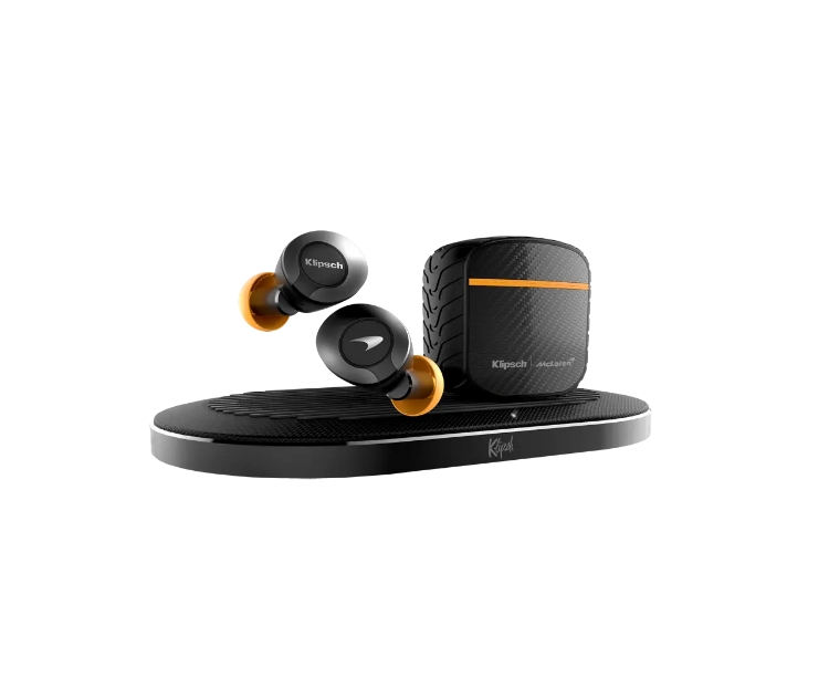 фото Беспроводные наушники klipsch mclaren edition black