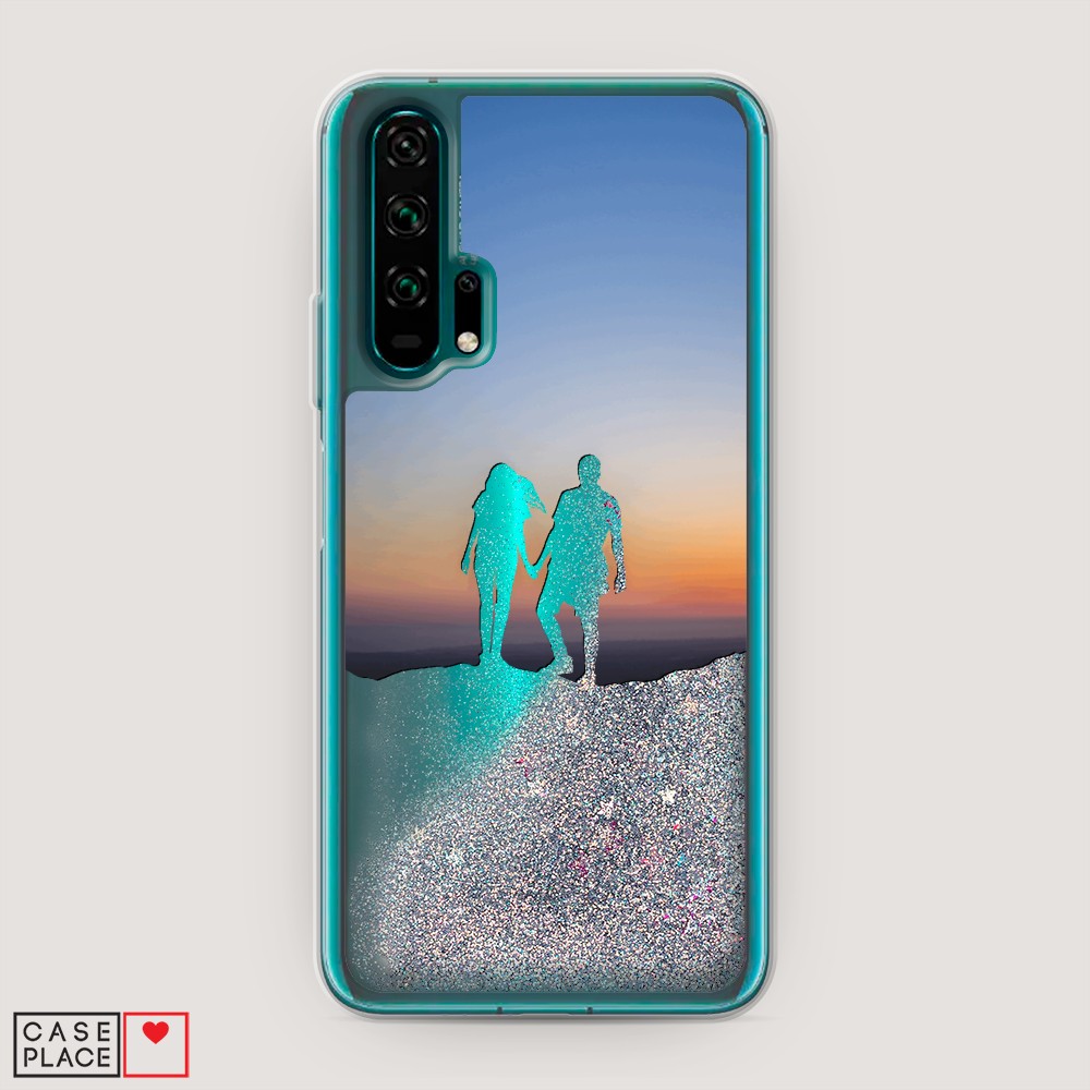 

Чехол Awog на Honor 20 Pro "Пара на краю света", Разноцветный, 69391-1