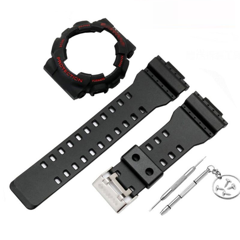 

Ремешок из двух частей унисекс Watch Band CASE G-SHOCK GA-100 черный, CASE G-SHOCK GA-100