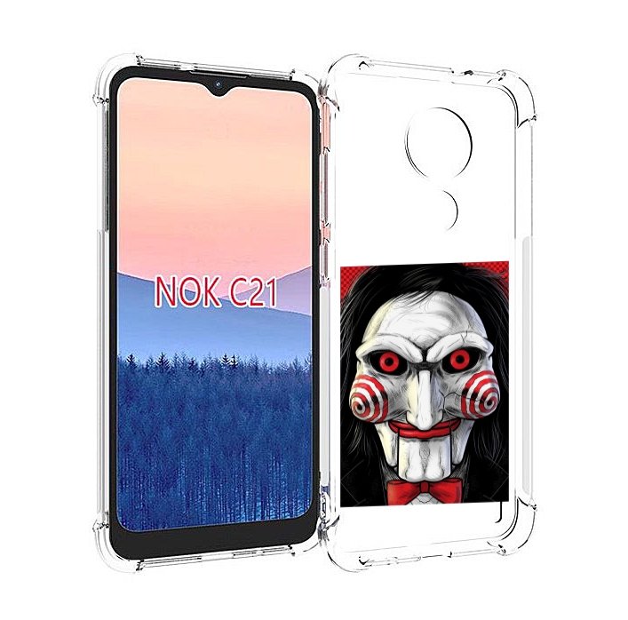 

Чехол MyPads кукла из пилы для Nokia C21, Прозрачный, Tocco