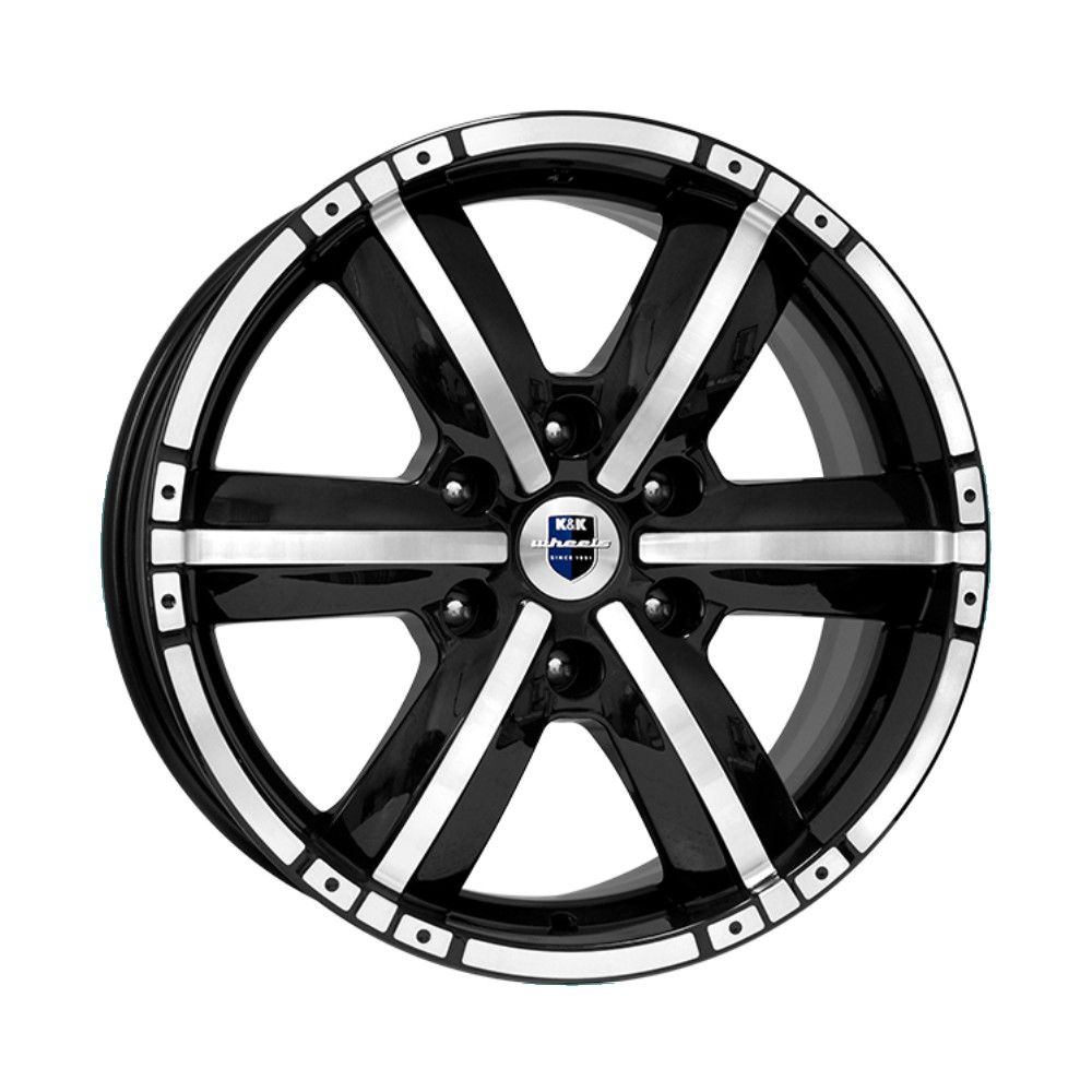 

Колесный диск K&K Окинава HB 8x18/6x114.3 ET35 D67.1, Черный;серебристый