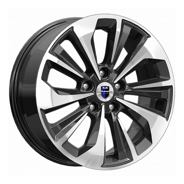 

Колесный диск K&K Авиор BFP 7x17/5x114.3 ET37 D66.6, Серый