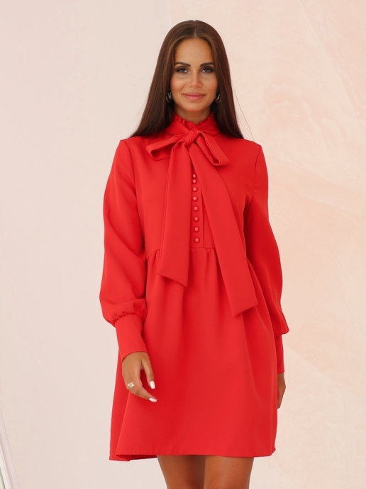 

Платье женское DAZZLE STYLE Селена красное 44 RU, Селена