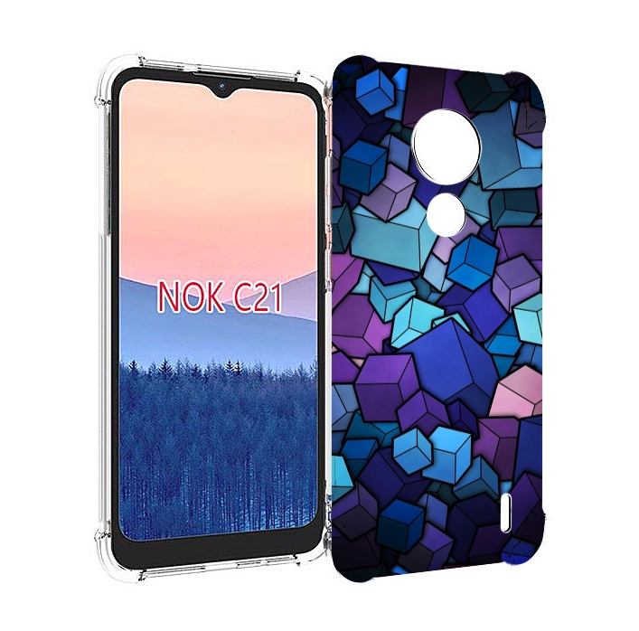 

Чехол MyPads лепестки для Nokia C21, Прозрачный, Tocco