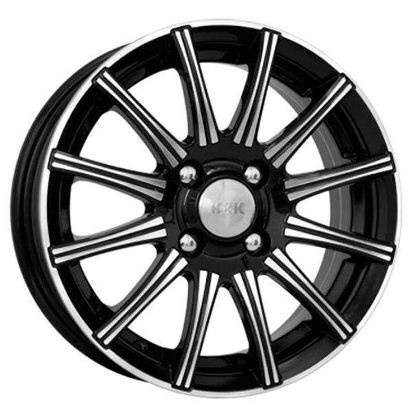 

Колесный диск K&K Сиеста HB 6x15/4x100 ET45 D67.1, Черный;серебристый