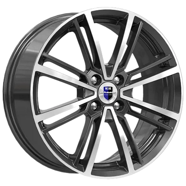 

Колесный диск K&K Эрфурт HB 7x17/4x100 ET41 D60.1, Черный;серебристый