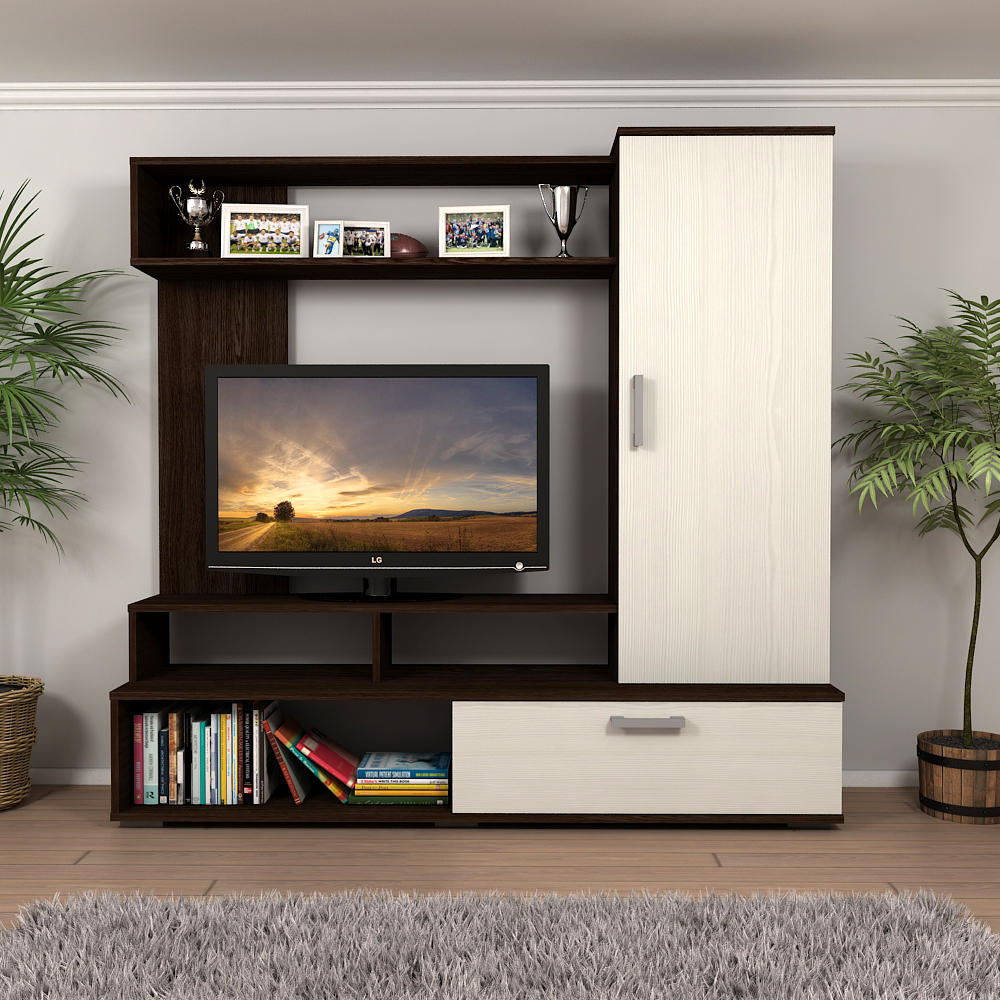 Стенка ВДК Сивена венгебодега светлая 1500х370х1460 мм 9920₽