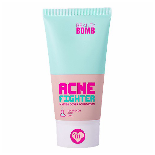 Тональный крем для лица Beauty Bomb Acne Fighter тон 01 25 мл