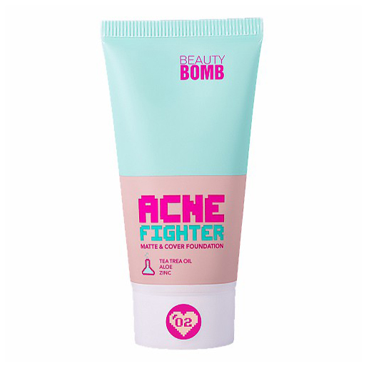 Тональный крем для лица Beauty Bomb Acne Fighter тон 02 25 мл