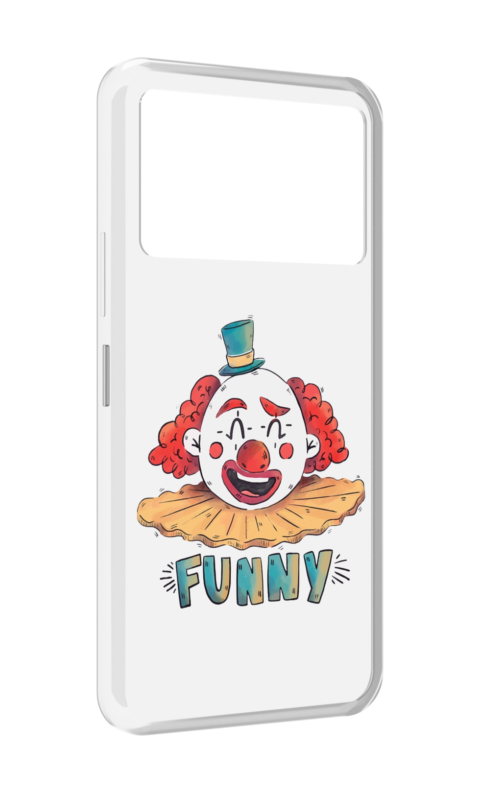 

Чехол MyPads клоун-смешной для Infinix NOTE 12 VIP (X672), Прозрачный, Tocco