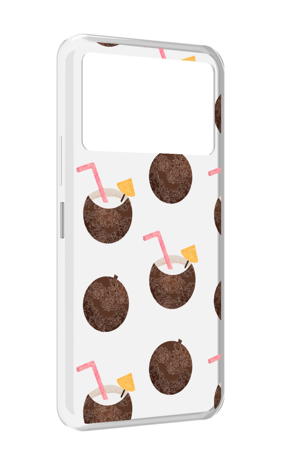 

Чехол MyPads кокосики для Infinix NOTE 12 VIP (X672), Прозрачный, Tocco