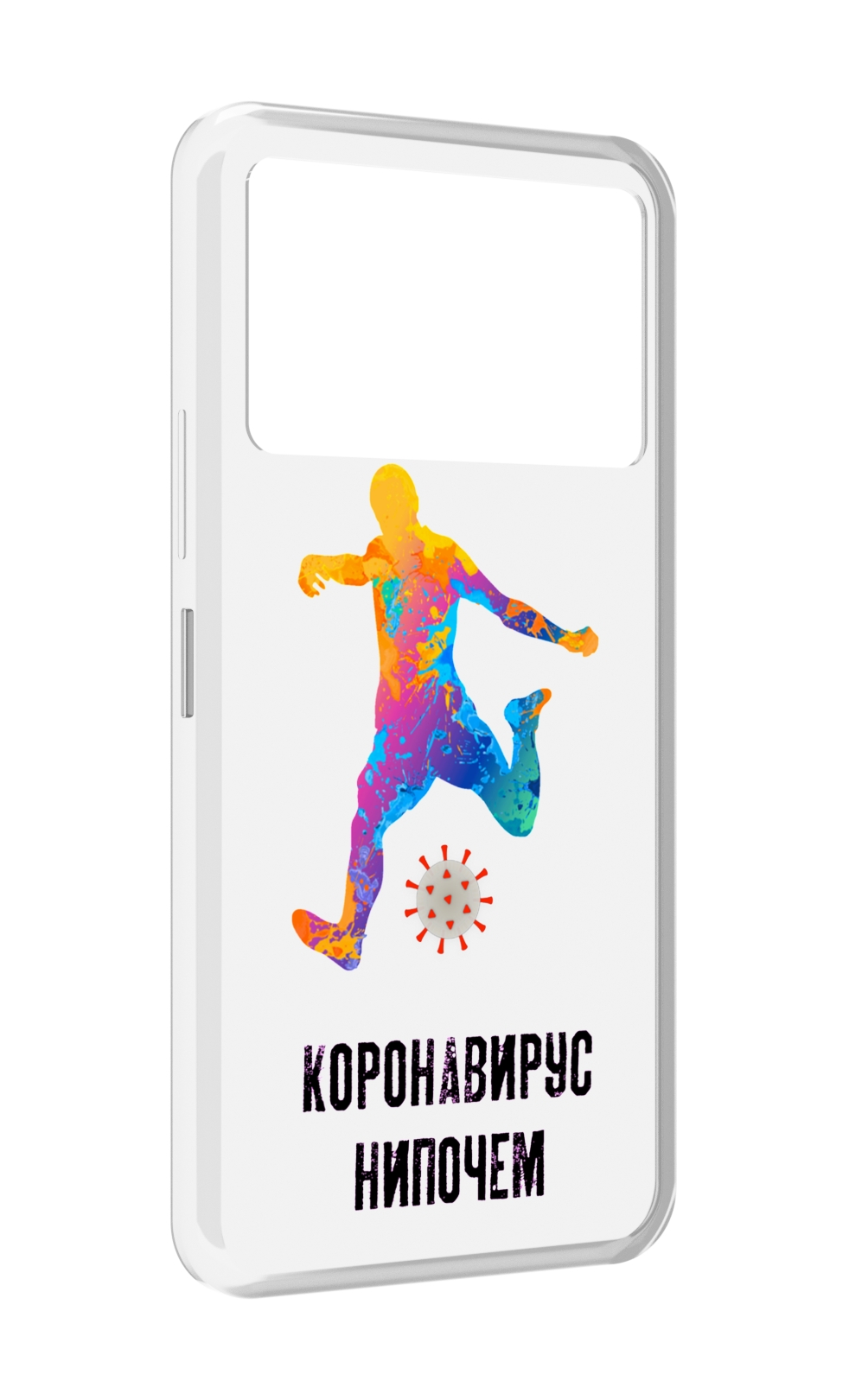 

Чехол MyPads коронавирус-нипочем для Infinix NOTE 12 VIP (X672), Прозрачный, Tocco