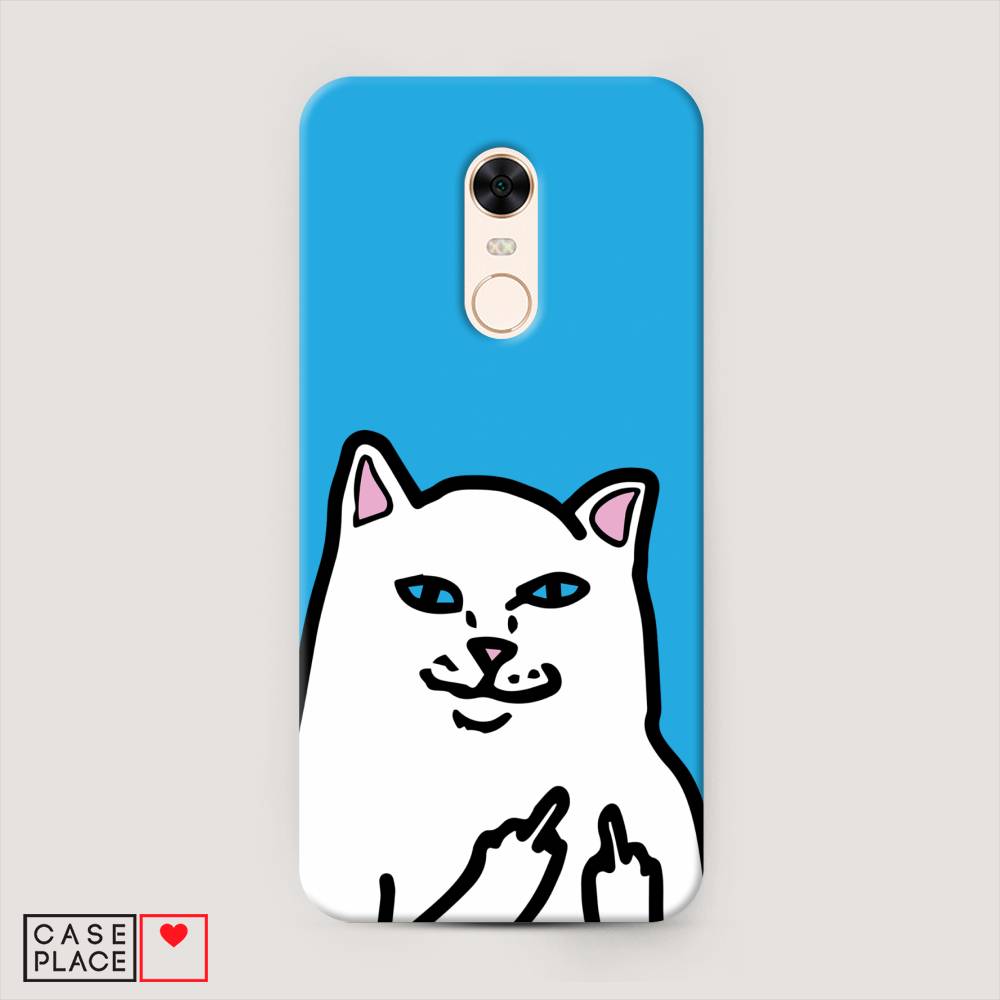 

Пластиковый чехол "Кот жесть" на Xiaomi Redmi 5 Plus, 33120-7