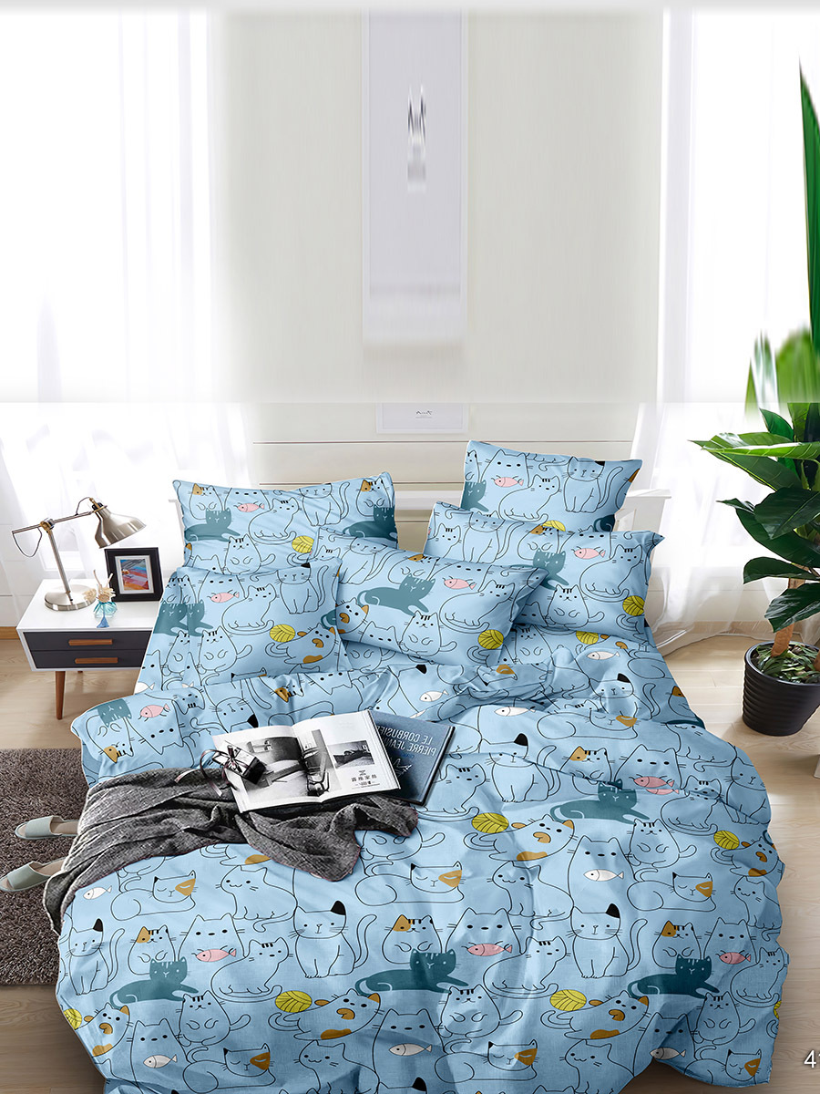 

Простынь на резинке Simple House Кэри 160x200 см полисатин