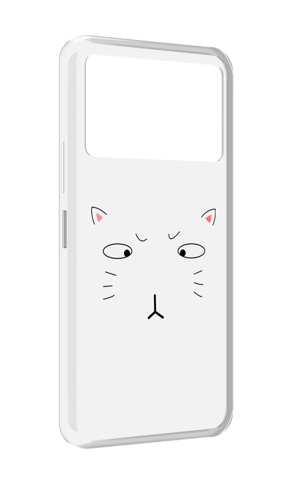 

Чехол MyPads кот-части-лица для Infinix NOTE 12 VIP (X672), Прозрачный, Tocco