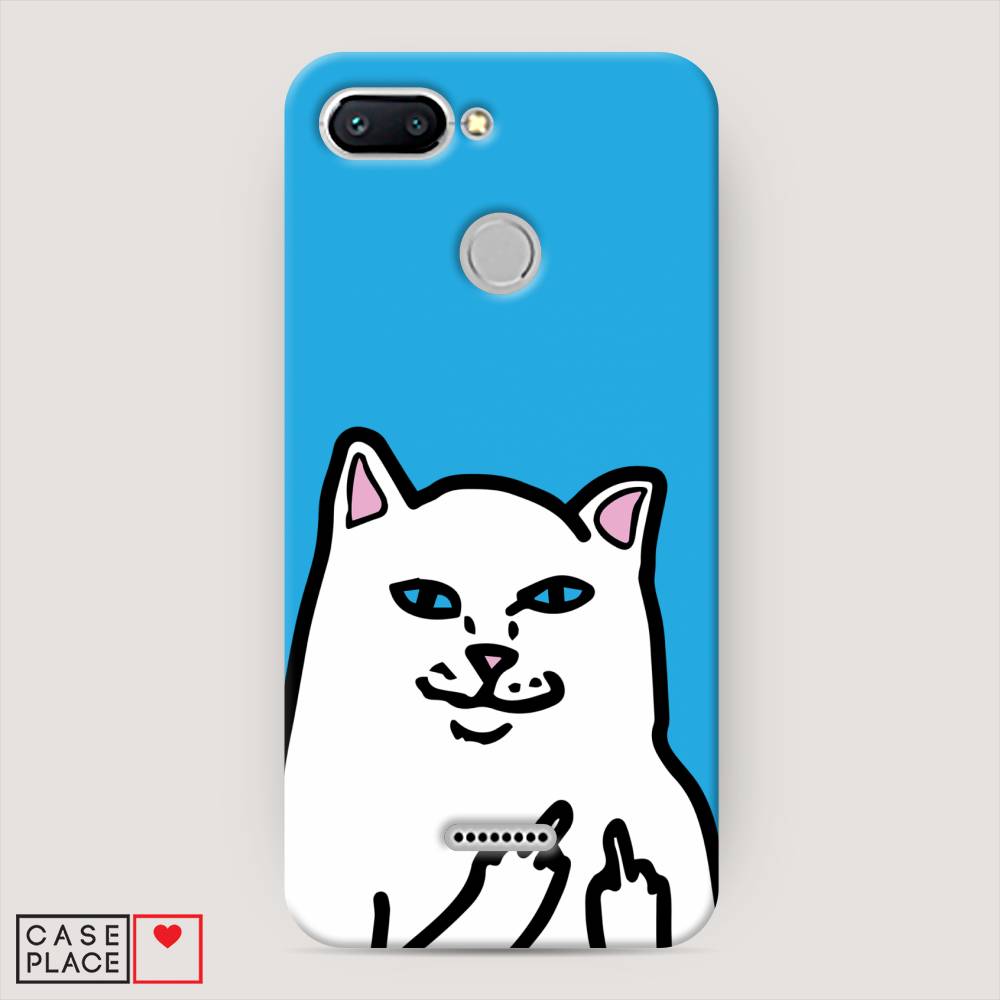 

Пластиковый чехол "Кот жесть" на Xiaomi Redmi 6