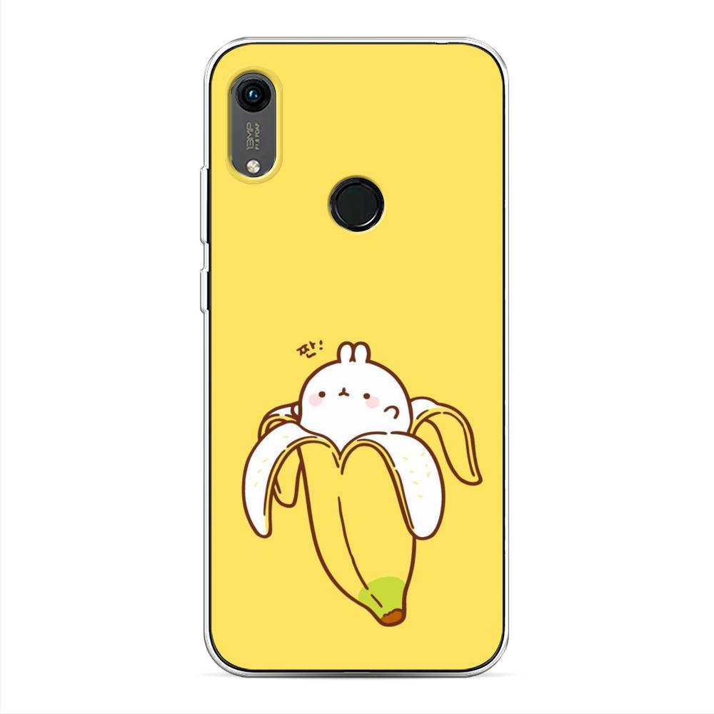 

Чехол Awog на Huawei Y6s "Зайчик-бананчик", Разноцветный, 611550-2