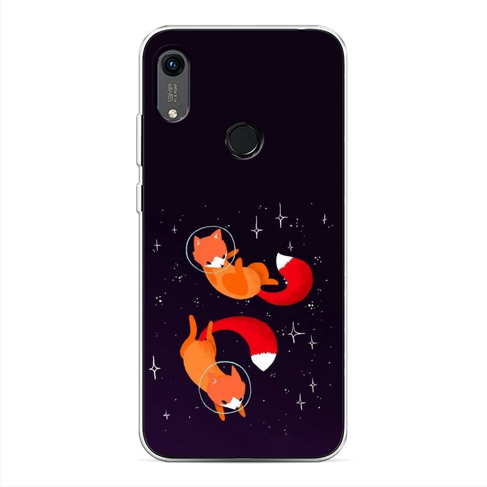 

Чехол Awog на Huawei Y6s "Лисы космонавты", Разноцветный, 611550-4