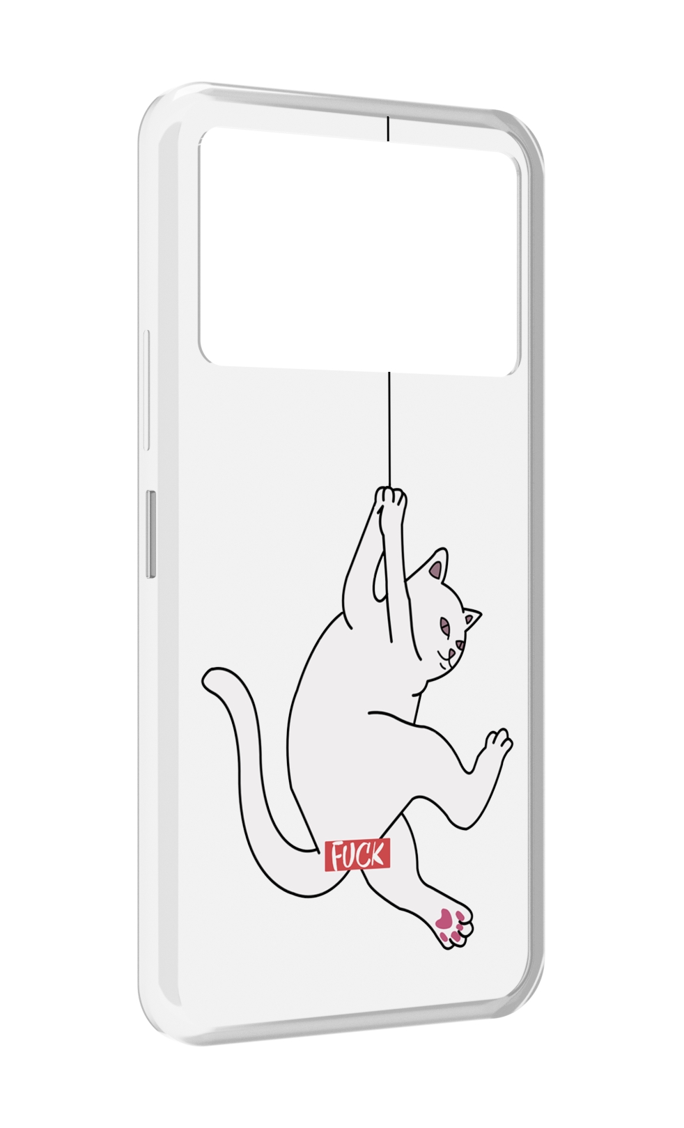 

Чехол MyPads котяра-на-веревке для Infinix NOTE 12 VIP (X672), Прозрачный, Tocco