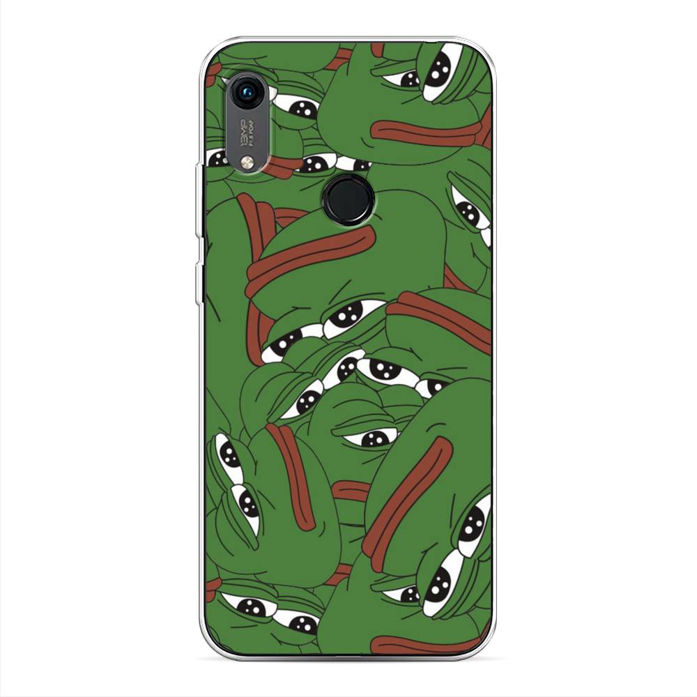 

Чехол Awog на Huawei Y6s "Печальный frog", Разноцветный, 611550-9