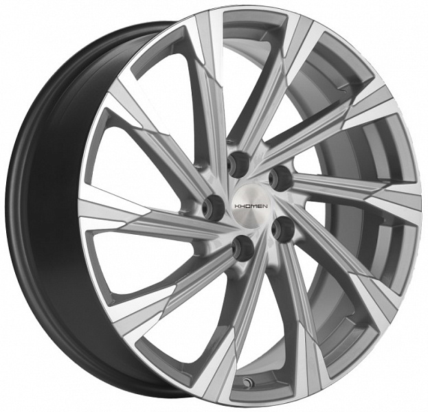 

Колесный диск Khomen Wheels KHW1901 Brilliant Silver-FP 7.5x19/5x114.3 ET49.5 D67.1