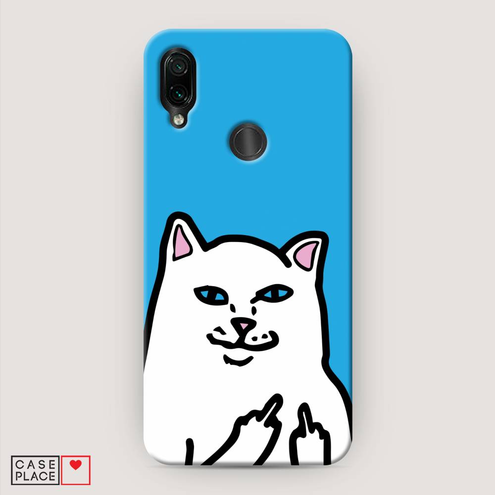 

Пластиковый чехол "Кот жесть" на Xiaomi Redmi 7, 35020-7