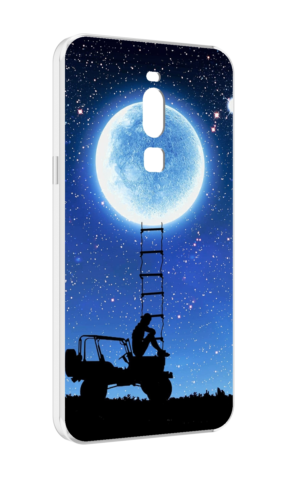

Чехол MyPads Машина-на-лун для Meizu Note 8, Прозрачный, Tocco