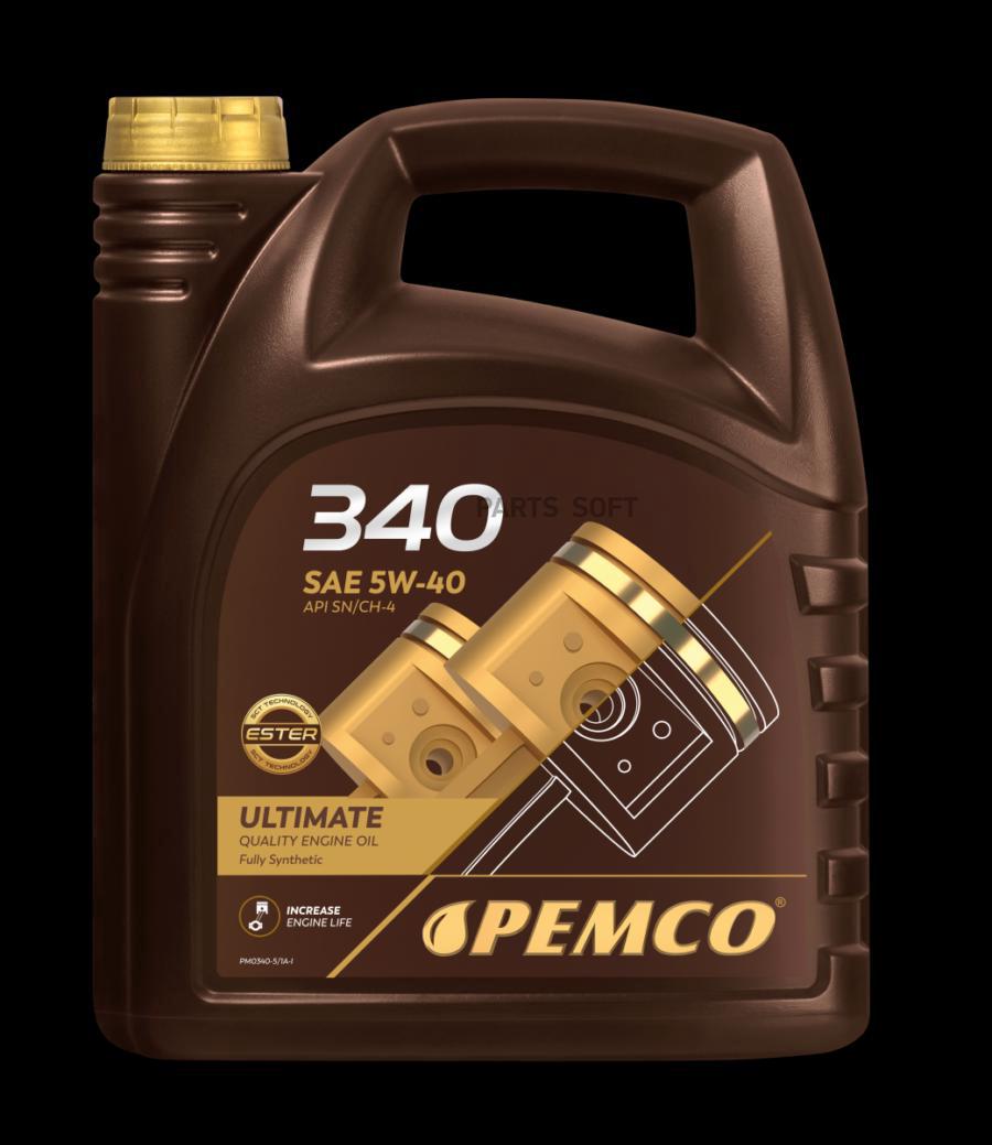

Моторное масло PEMCO синтетическое 5W40 SN/CH-4 A3/B4 5л