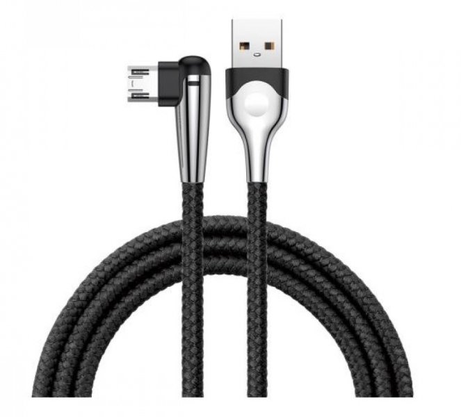 фото Кабель usb-micro baseus mvp mobile black 1m 2.4a