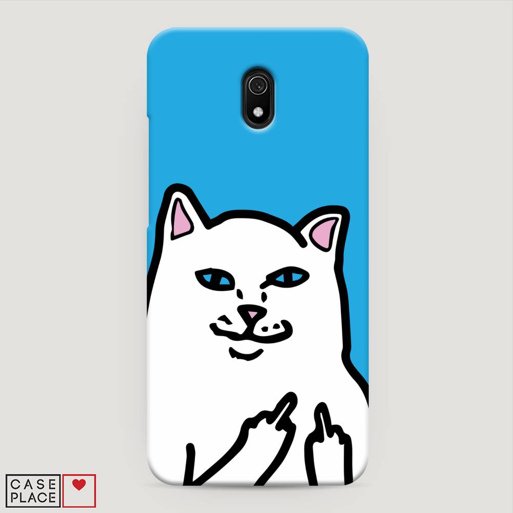 

Пластиковый чехол "Кот жесть" на Xiaomi Redmi 8A, 37220-7