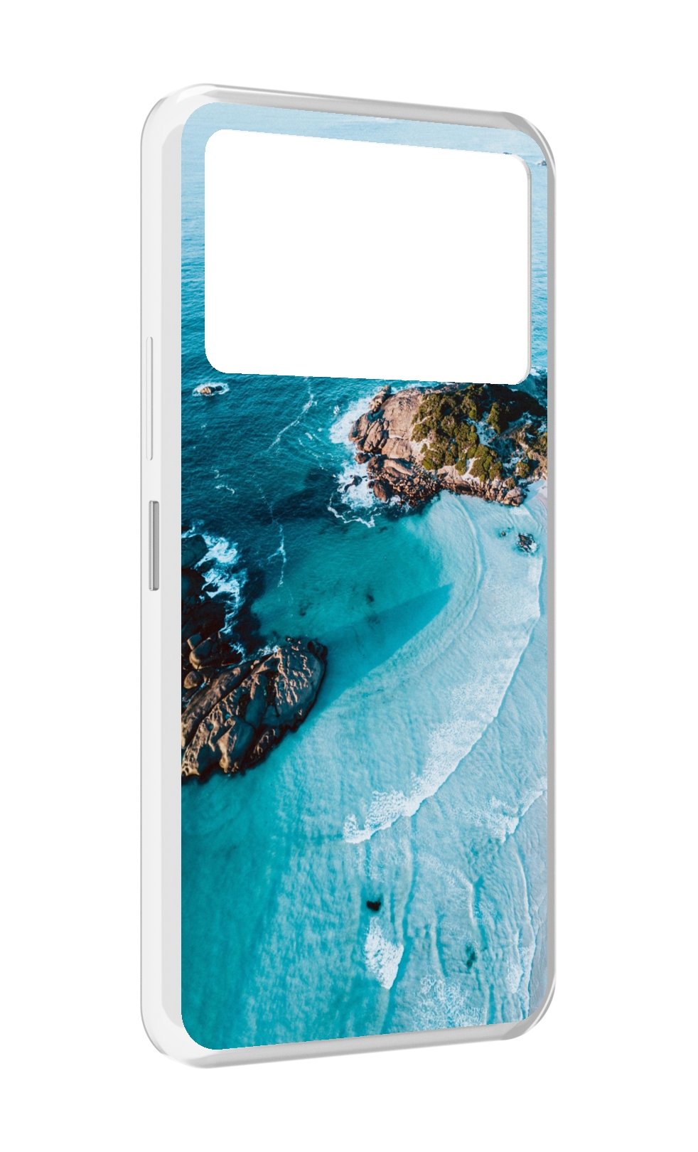 

Чехол MyPads красивый голубой залив для Infinix NOTE 12 VIP (X672), Прозрачный, Tocco