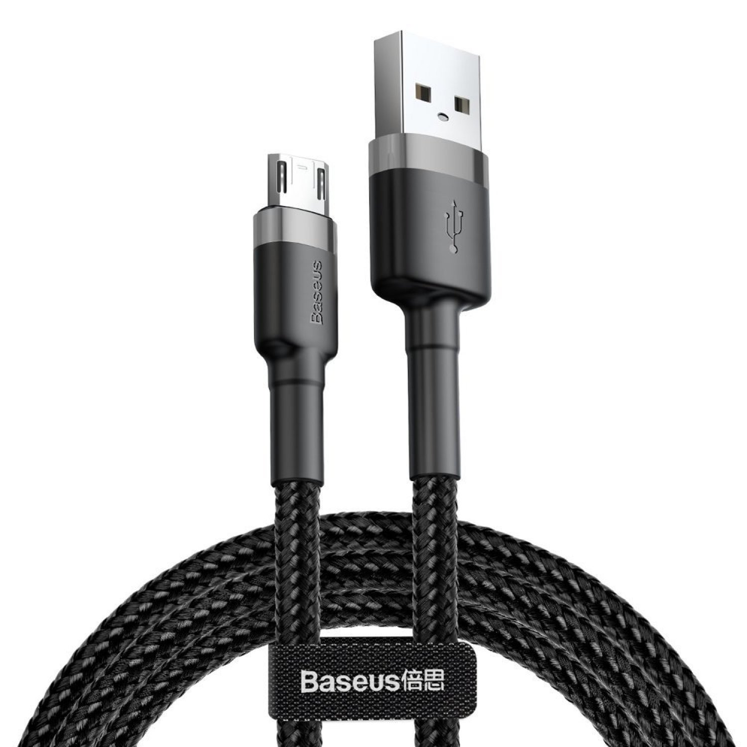 Кабель USB-Micro Baseus Cafule Gray/Black 2A 3m