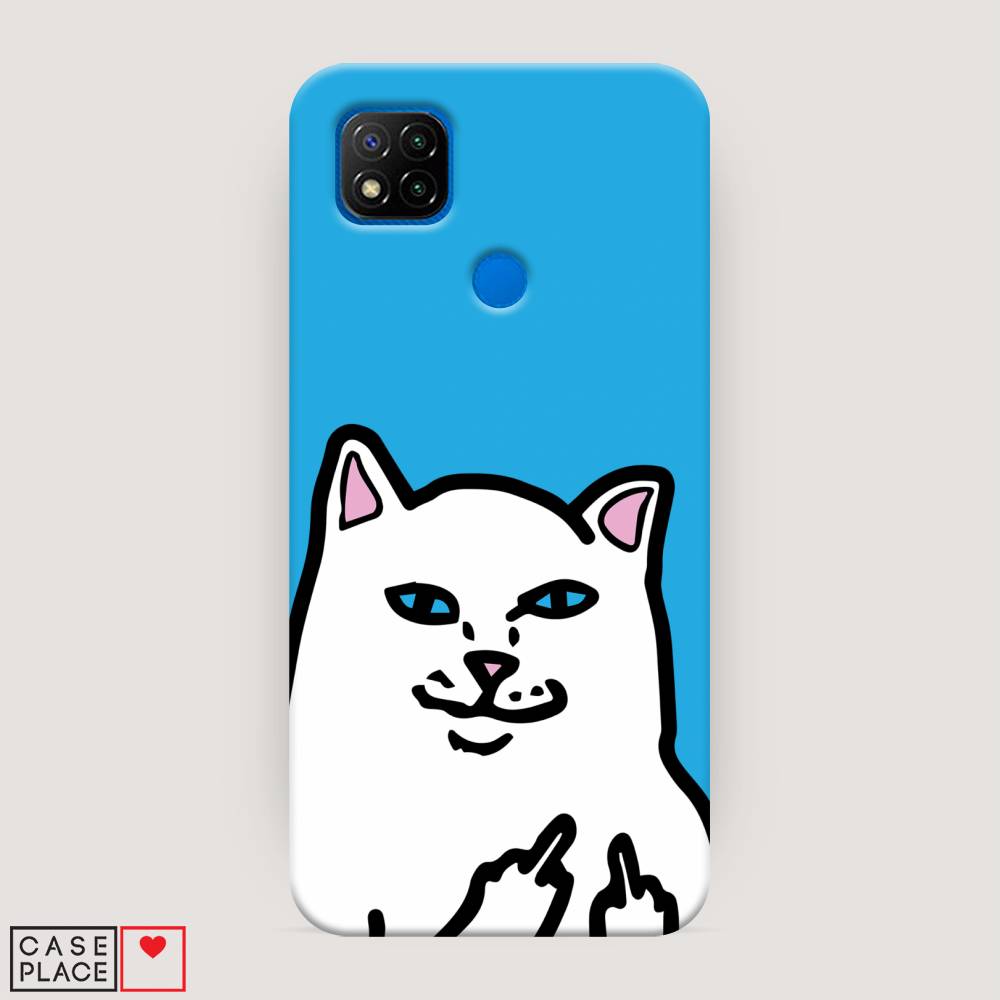 

Пластиковый чехол "Кот жесть" на Xiaomi Redmi 9C, 39020-7