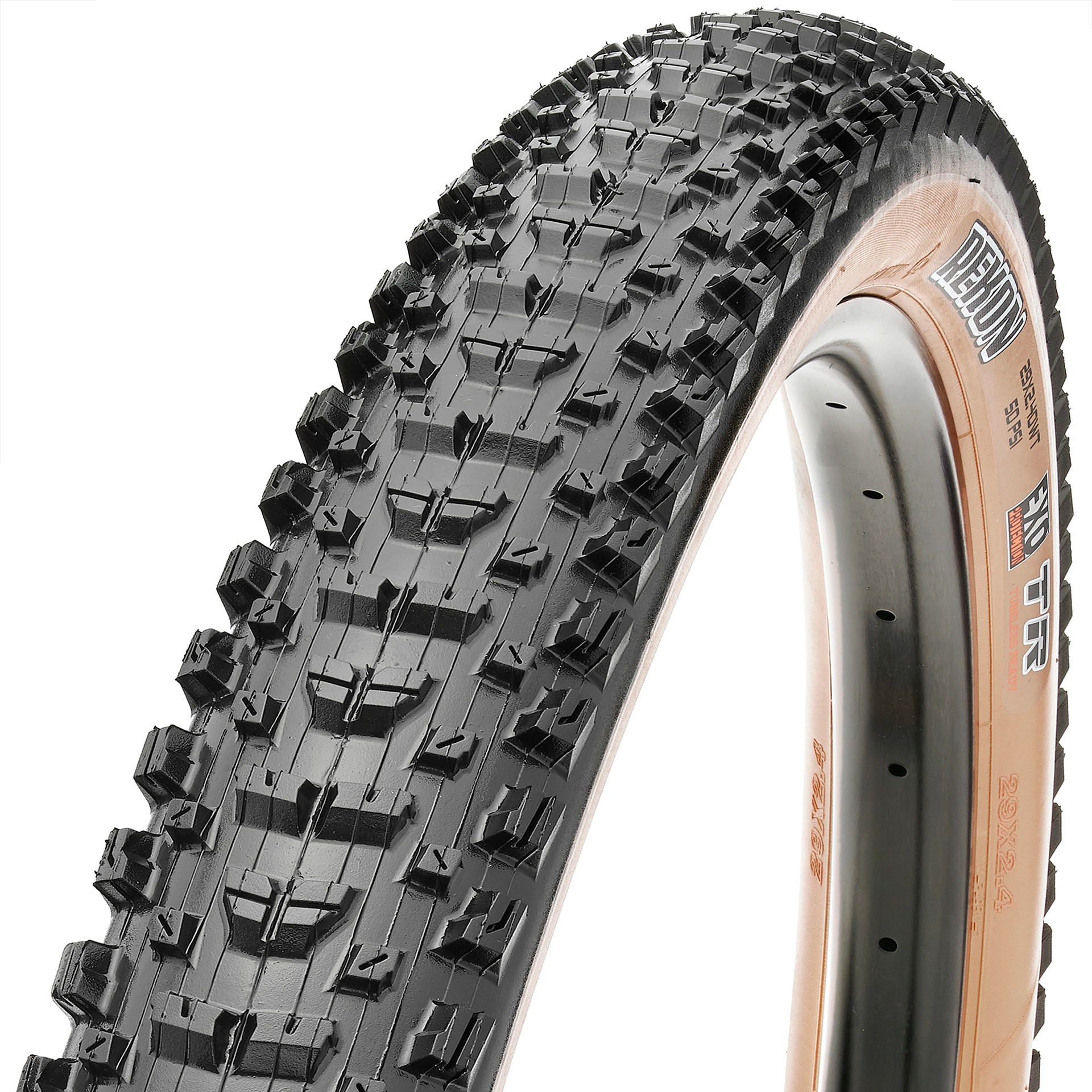 

Велопокрышка Maxxis Rekon Race 29X2.40Wt 61-622 Foldable Exo/Tr/Tanwall (Б/Р) 2024, Коричневый, Rekon Race