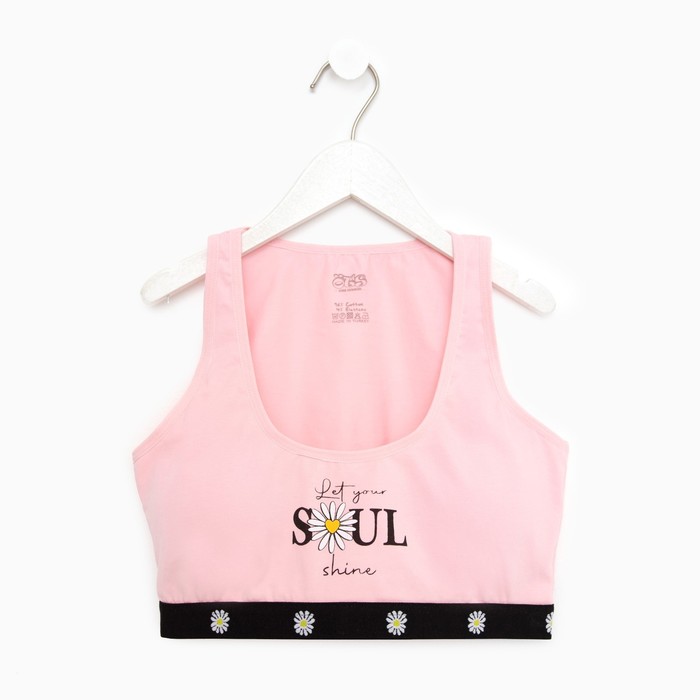 DONESS Топ для девочки, цвет розовый, рост 146-152см