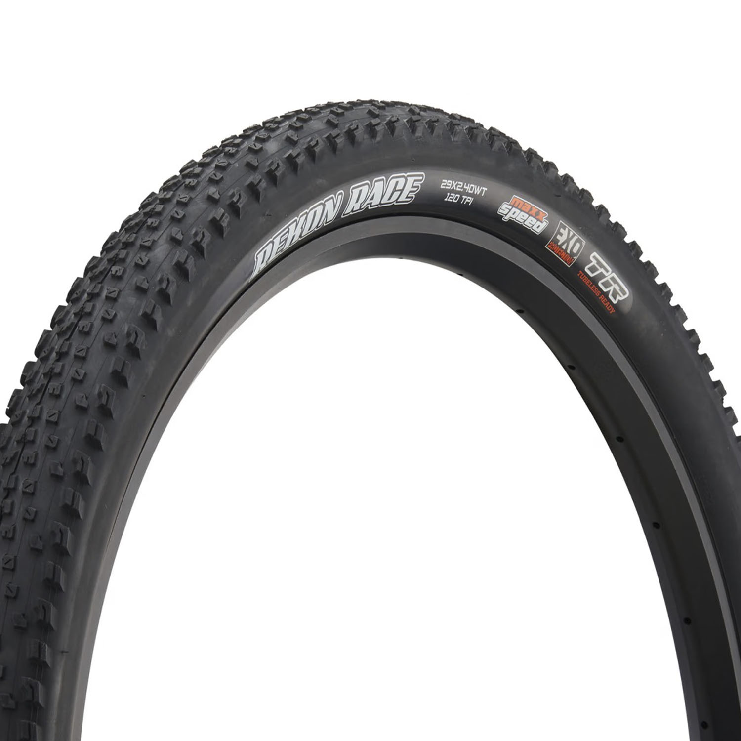 

Велопокрышка Maxxis Rekon Race 29X2.40 61-622 Foldable Maxxspeed/Exo/Tr (Б/Р) 2024, Черный, Rekon Race