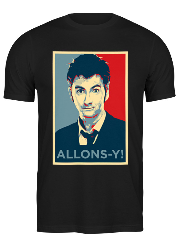 

Футболка мужская Printio Allons-y! черная XL, Черный, Allons-y!