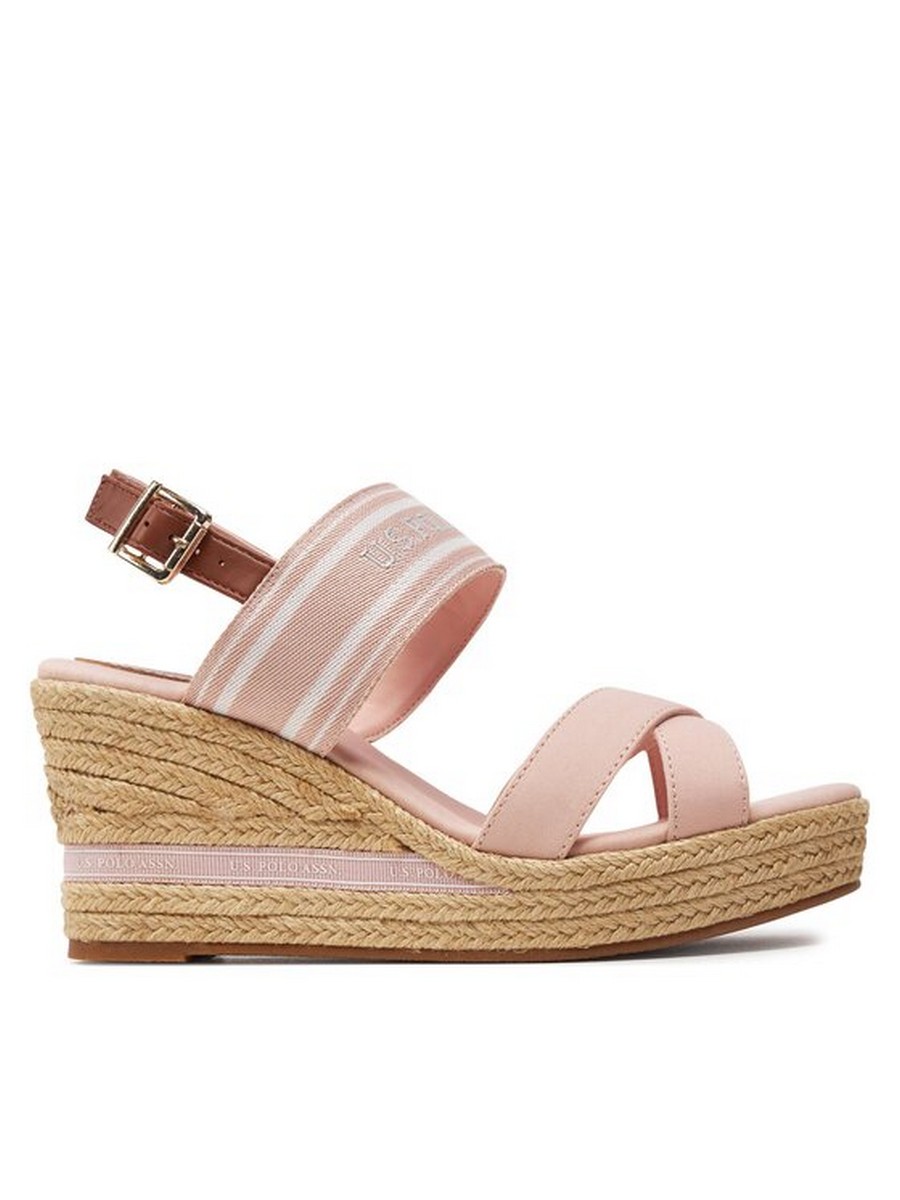 

Босоножки женские U.S. POLO Assn. Alyssa007A розовые 39 EU, Розовый, Alyssa007A