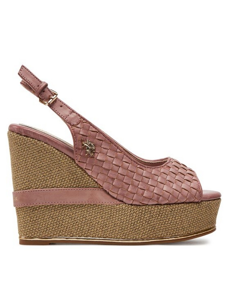 

Босоножки женские U.S. POLO Assn. Aylin019 розовые 39 EU, Розовый, Aylin019