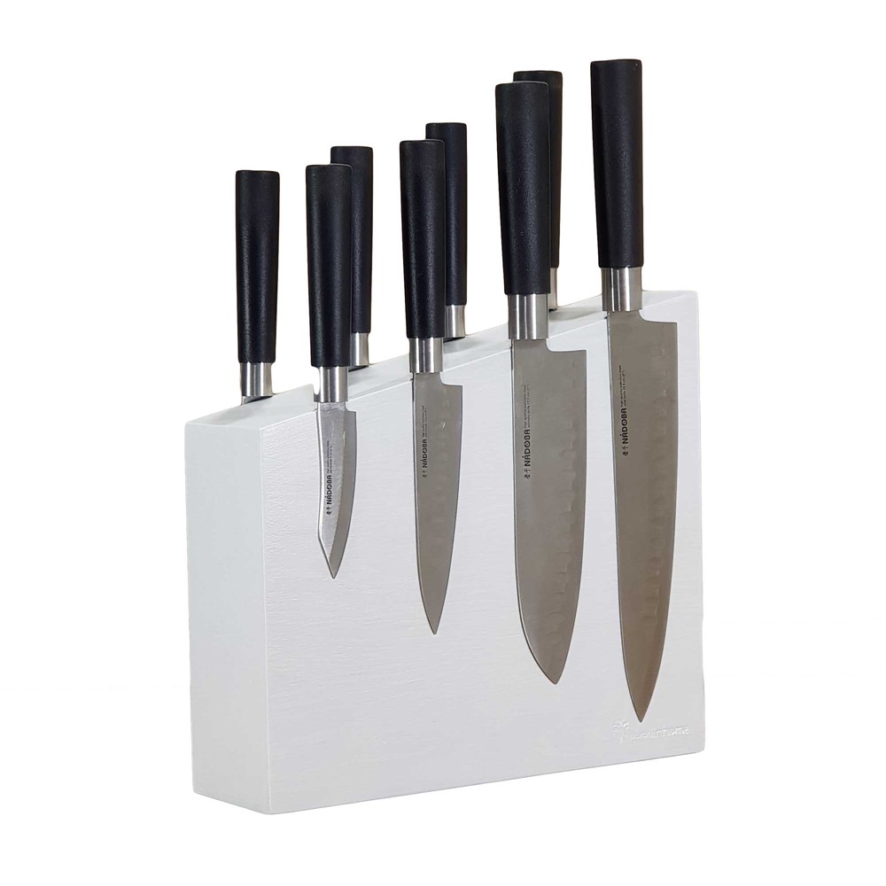 фото Магнитная подставка для восьми ножей woodinhome ks004sowh