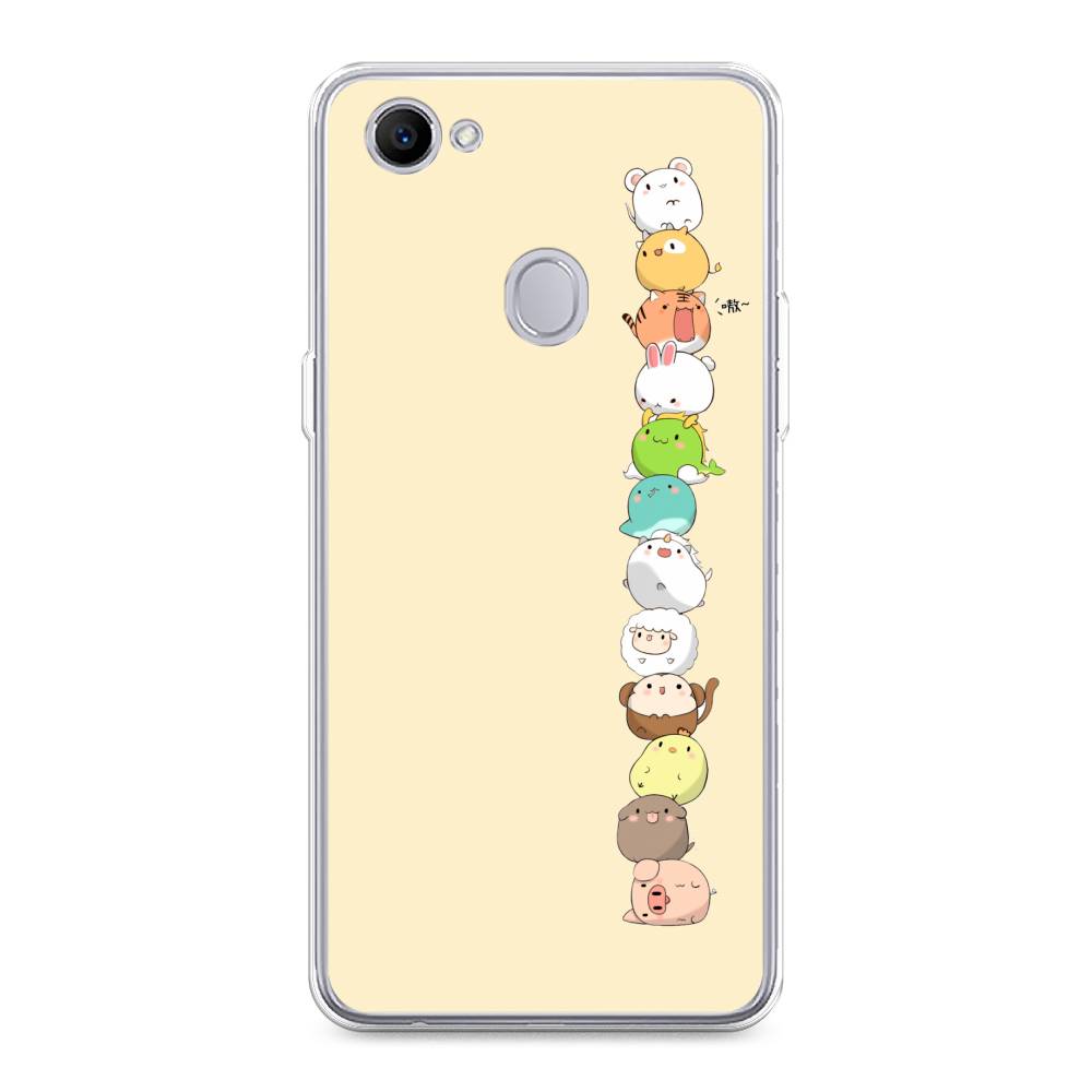 

Чехол Awog на Oppo F7 "Питомцы Чиби", Разноцветный, 250350-2